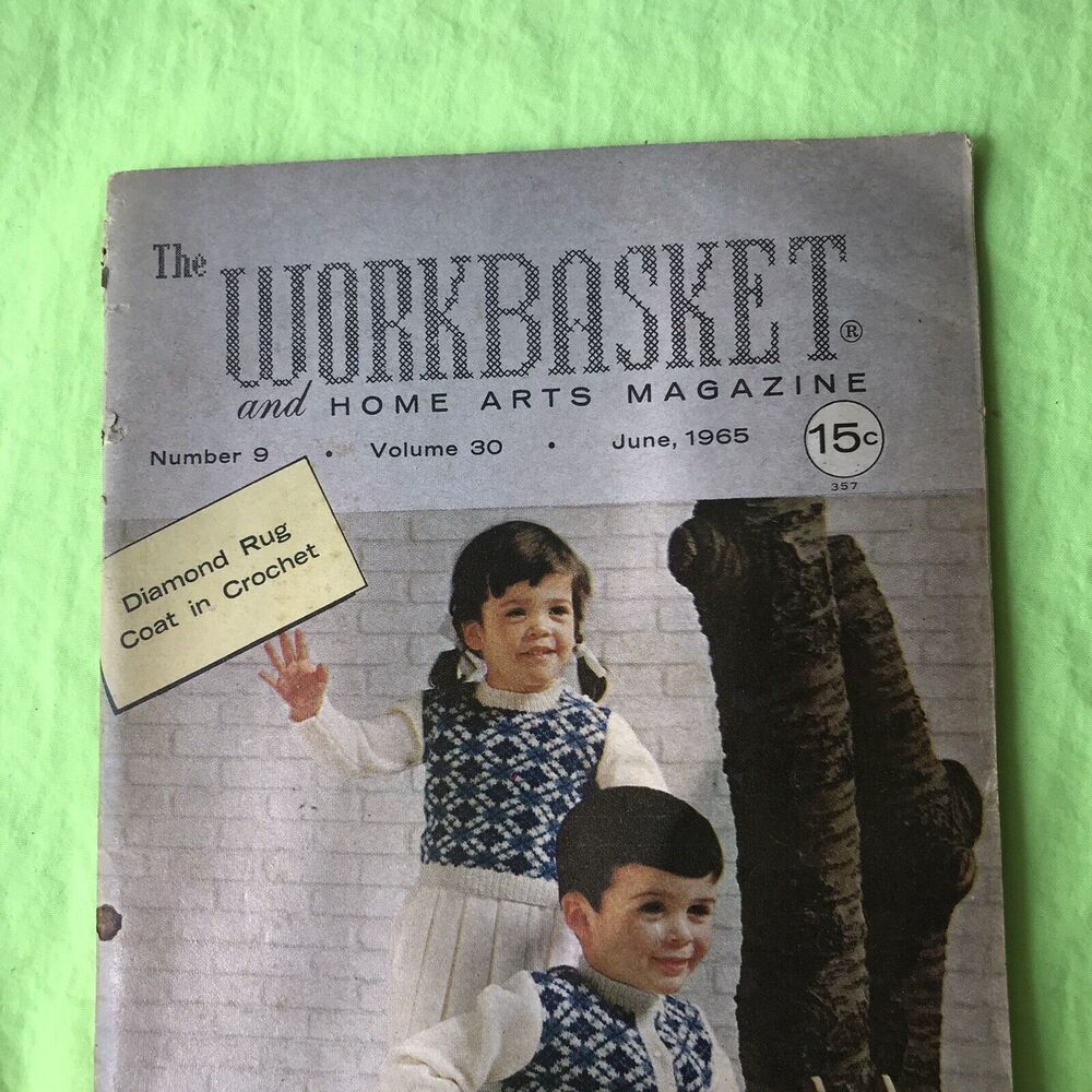 Vintage The Workbasket Magazine. June‎ 1965. Home And Needlecraft.